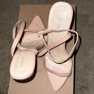 Pretty Little Thing Nude Heels